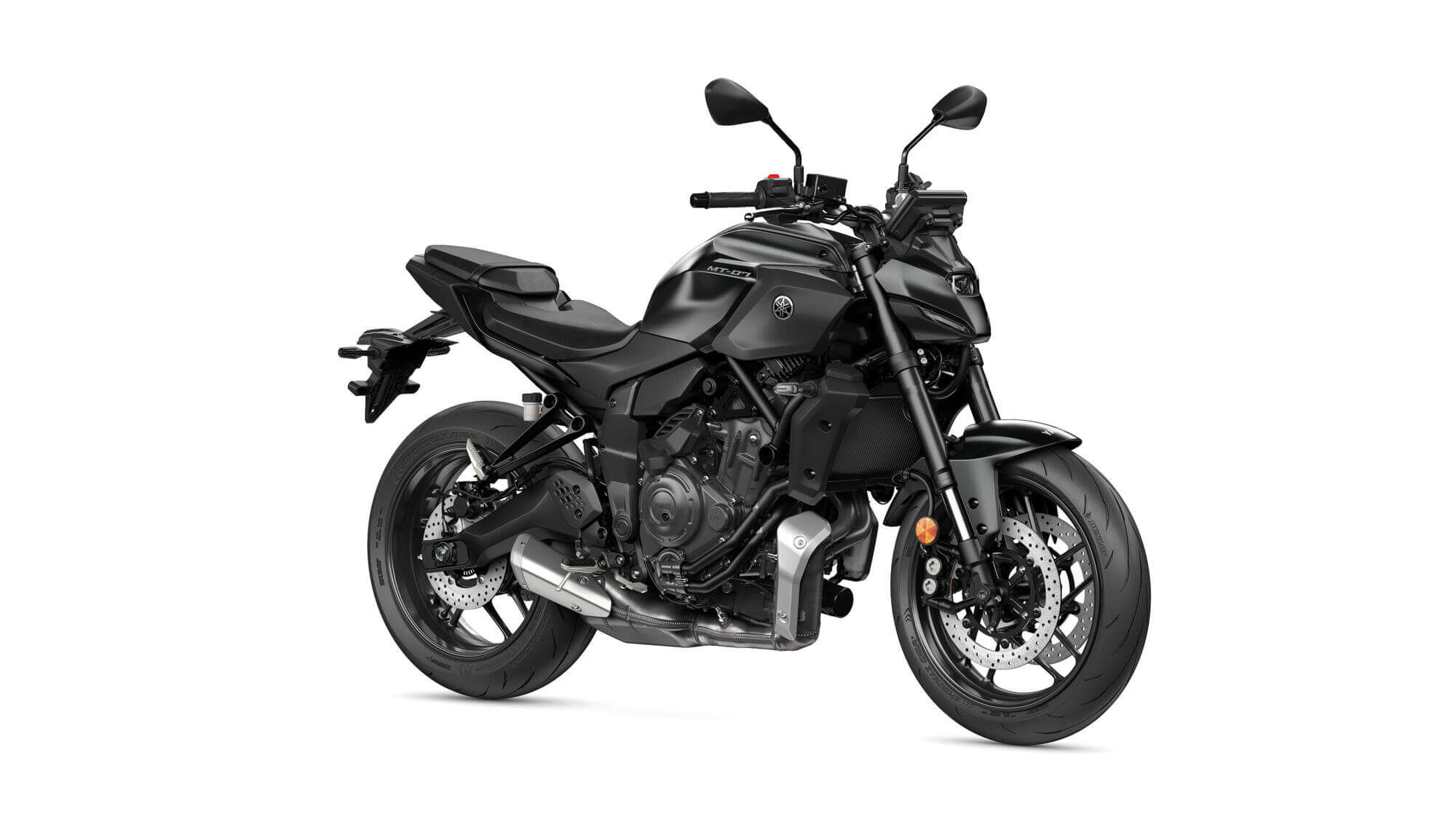 Moto Yamaha MT-07 negra para carnet A2 en 2025