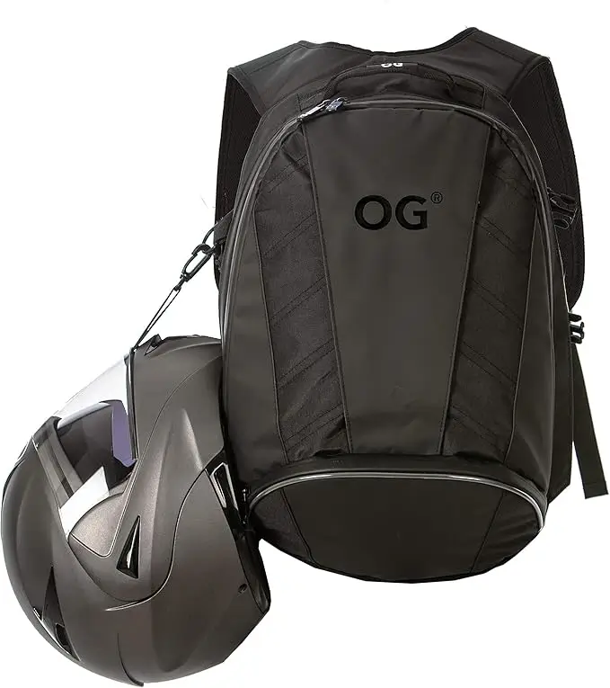 Mochila de moto OG EZ-RiderPRO impermeable expandible