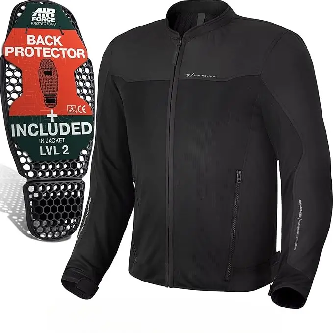 Chaqueta SHIMA Openair para moto con protector de espalda nivel 2 incluido