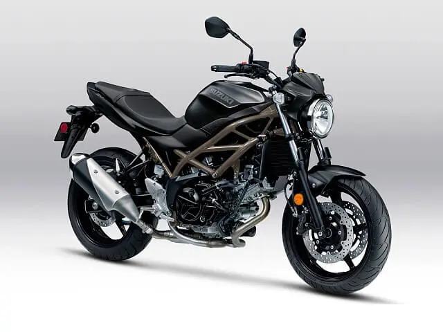 Moto Suzuki SV650 2025 limitada para carnet A2 en color negro